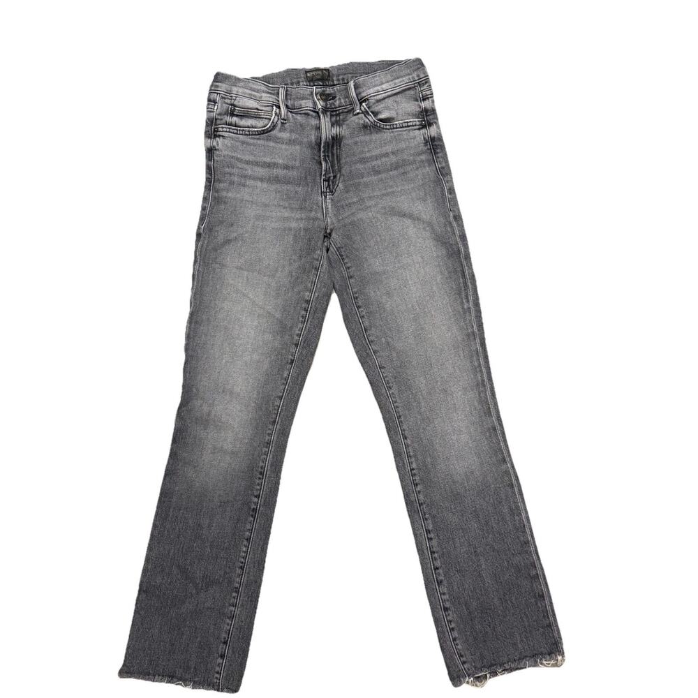 MOTHER Denim - The Rascal Ankle Fray in grey